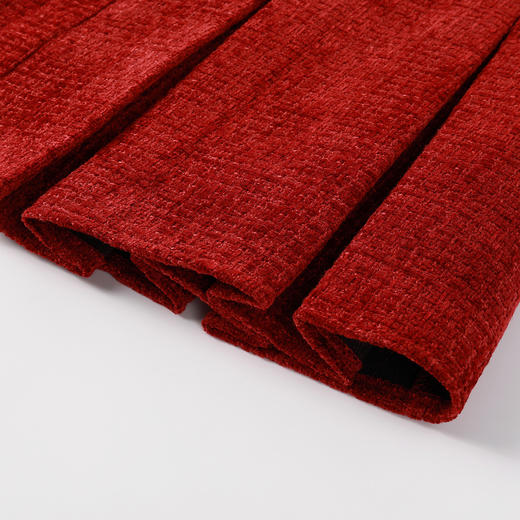 奢姿大码女装2025冬季时尚撞色圆领连衣裙胖妹妹气质显瘦通勤长裙9954854019 商品图4