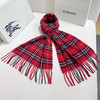 秋冬特惠💰250 巴宝莉围巾 上新 新年红提前来啦！经典羊毛格子围巾 商品缩略图7