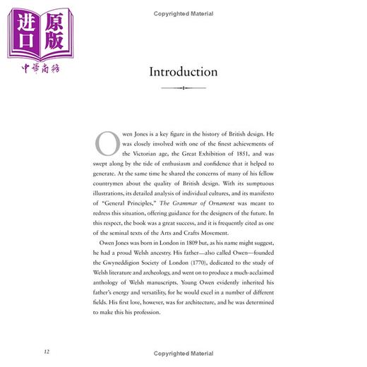 【中商原版】The Grammar of Ornament 进口艺术 装饰的法则 Princeton University 商品图1