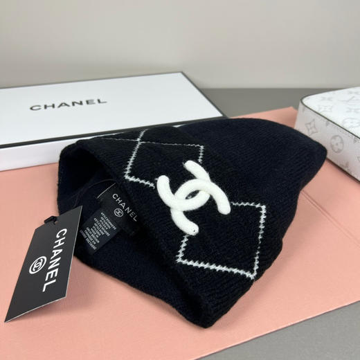 秋冬特惠💰160 香奈儿秋冬网红时尚博主推荐款毛线帽 商品图5