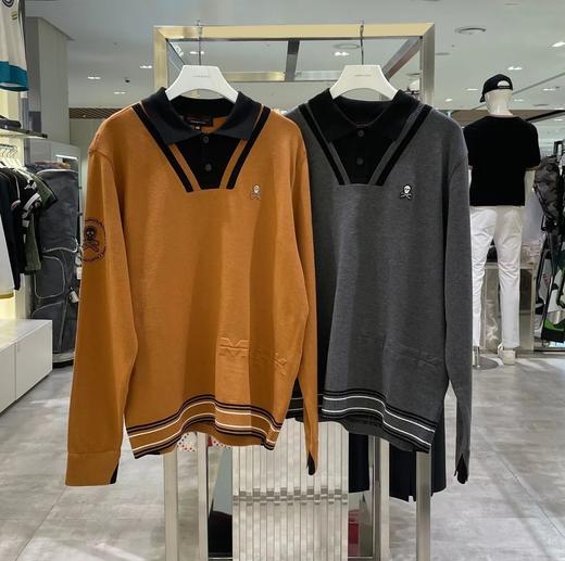 早春新款男士翻领针织衫来啦！渠道高品质❗️这是客供龙ding纱线🧶，非常特殊的科技尼龙纤维，市场做货里无一正版🤷🏻 上手你们就知道了！ 商品图0