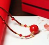 【精美饰品丨新年朱砂红绳、包挂、项链系列】选取天然高含量朱砂，原始提取，匠心制作，色泽鲜艳，款式多多，自己戴送家人朋友都可以~ 商品缩略图6