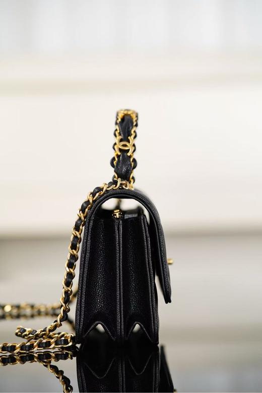 香奈儿 25B 双C手柄 风琴WOC 黑色（LZ） 商品图3