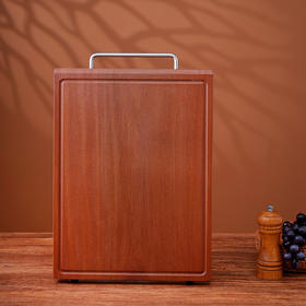 【原木整切】双枪 乌檀木整木砧板升级版+400*300*25mm 一块装 整板整切无缝板面