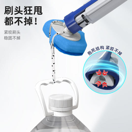 宝家洁壁挂款XB01-U多功能可抛马桶刷 | 自带洁厕剂、强力去污、壁挂收纳节省空间，即用即抛、更省心更卫生 商品图4