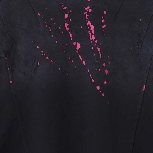 F7287SDSA男士秋冬新款痞帅男装潮牌高街渐变割破设计连帽卫衣宽松百搭 商品图3