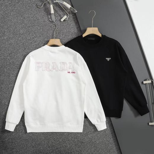 F010409男女日常通勤穿搭重工割破贴布绣花圆领卫衣 商品图0