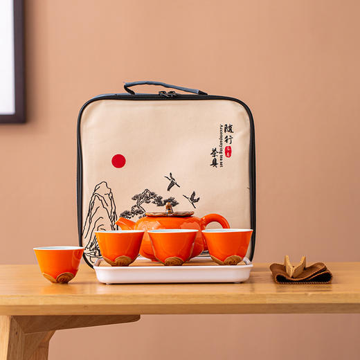 【吉祥瓷礼❗️柿柿如意功夫茶具套装】万事如意，诸事亨通，喜事临门，好运连连！马年新年年会活动元宵节定礼品纪念品 商品图7