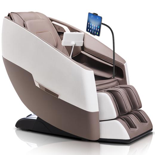 海尔（Haier）按摩椅家用全身太空舱零重力电动智能按摩沙发椅摇摇椅H3-101 【3D机械手】H3-101WU1白咖色 商品图0