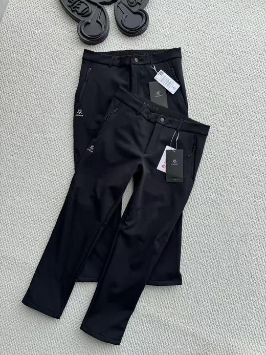 F010427洛克plus男士保暖防泼抓绒软壳裤 商品图0