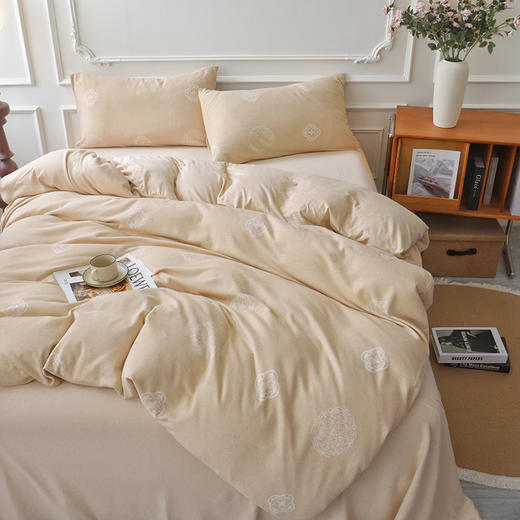 【针织，梭织床品四件套/被套、床单、枕套】100%棉素道有机彩棉-纯天然，无漂染，无荧光，亲肤无刺激更舒适（基地直发-申通包邮），来自敦煌，品牌：素道【合作生产，公平贸易】 商品图5