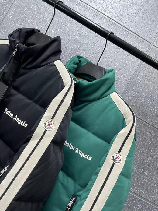 F010413联名徽标彩条刺绣logo羽绒服外套 商品图4