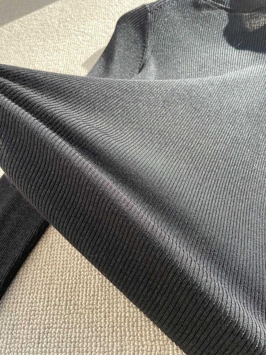 14-1 独家圆正 26ss早春 BBR 丝羊毛 弹力针织 圆领长袖 修身不紧绷 我穿L 商品图4