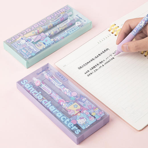 广博三丽鸥按动中性笔6支装 商品图0