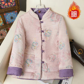 【柔软舒适吸湿透气❗️垂顺有型精致时尚】2025冬季新款保暖棉衣国风复古中式棉服上衣女士棉袄外套。jc