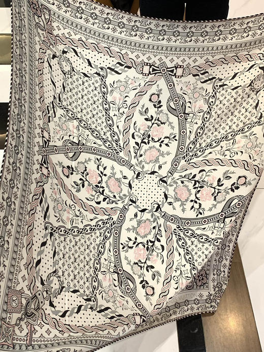 秋冬特惠💰450 LV围巾 LV x TM 披肩【丝绒双面同色披肩】 商品图6