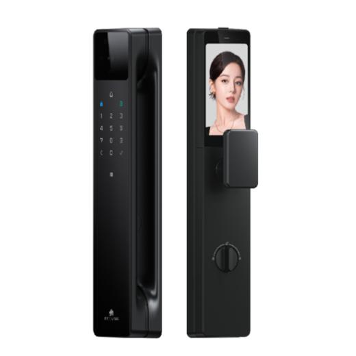 【四川】德施曼Q60FV防暴雨哨兵猫眼三摄人脸大屏智能锁 商品图0