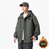 F010403限定防水夹棉加厚连帽拼接夹克棉服 商品缩略图7