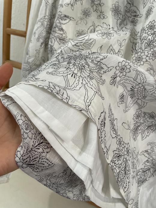 「断码清仓」精品新中式拼接有内衬桑蚕丝麻无袖连衣裙 L码  ZFYY283 商品图2