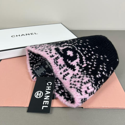 秋冬特惠💰160 香奈儿秋冬网红时尚博主推荐款毛线帽 商品图4