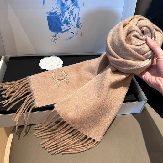秋冬特惠💰260 香奈儿围巾 难得一见的温柔配色 商品图6