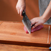 【原木整切】双枪 乌檀木整木砧板升级版+400*300*25mm 一块装 整板整切无缝板面 商品缩略图4