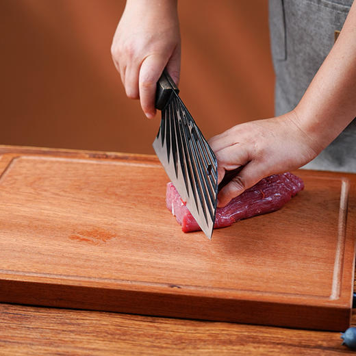 【原木整切】双枪 乌檀木整木砧板升级版+400*300*25mm 一块装 整板整切无缝板面 商品图4