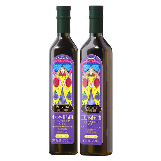 贝维娜-亚麻籽油750ml*2双支礼盒 商品图3