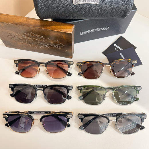 秋冬特惠💰430 克罗心眼镜 太阳镜 MODEL: VERTICAL SMILE II SIZE: 54口18-146 钛～～ 商品图0