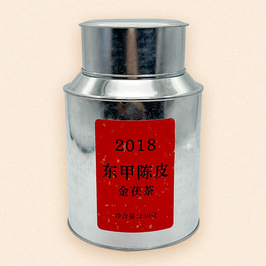 益柑柠丨陈皮金茯茶 2018年新会陈皮搭配2015年茯茶 陈皮黑茶 250g 罐装（配品鉴装） 商品图4