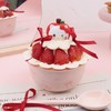 【KT猫 lucky草莓碗】HelloKitty草莓碗蛋糕，是少女心的专属浪漫。粉嫩的瓷碗、可爱的Kitty装饰，搭配酸甜的草莓和柔软的奶油，每一口都是甜蜜的暴击(深圳幸福西饼)| 幸福西饼 商品缩略图1