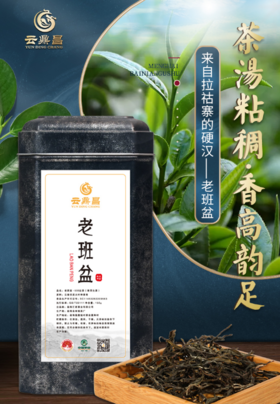 【老班盆散茶】2021年普洱茶生茶云南勐海老班盆500年古茶纯料散茶150g罐装