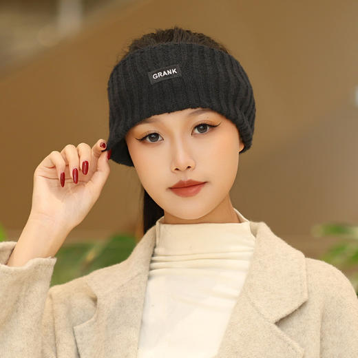 【买1送1❗️9.9任选2件🔥保暖针织发带】加厚柔软亲肤，简约时尚 百搭单品！秋冬简约外戴女包头时尚头套头箍束发护额头运动头巾 商品图3