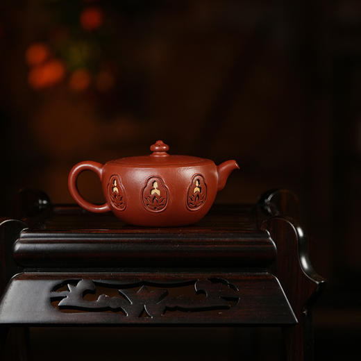 龙德堂陶艺 汤宣武 作品《玲珑系列之明心》原矿大红袍 140cc 库存请咨询客服 商品图1