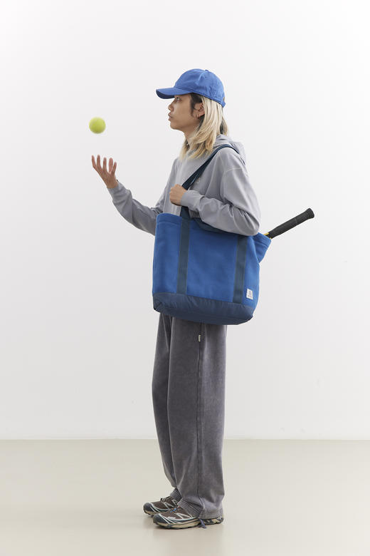 吃茶去chichaqu25户外双面摇粒绒托特包抓绒挎包拼接再生尼龙山系 商品图2