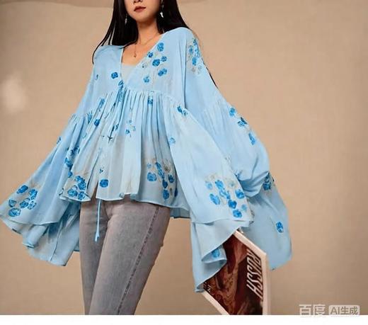 裁缝学苑AH72新中式连衣裙吊带裙开衫套装纸样女装小衫裙子两件套样板 商品图5