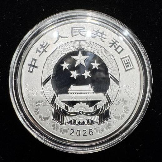 【新发行】2026丙午马年生肖彩色圆形金银币 商品图5