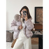【贵气拉满 90白鸭绒 狐狸毛领】2026哑光韩版小个子连帽下摆抽绳秋冬女式羽绒服！ 商品缩略图2