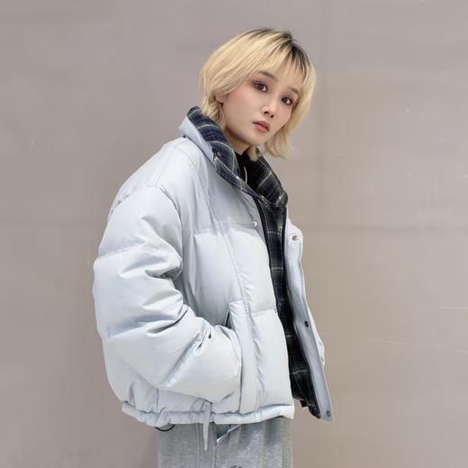 NC格子双面穿短款羽绒服50915冬季029594540132 商品图3