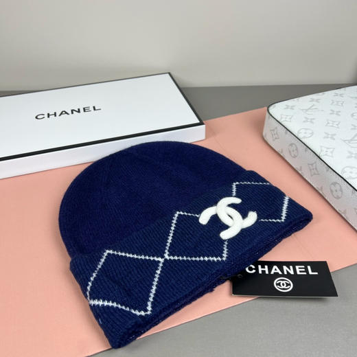 秋冬特惠💰160 香奈儿秋冬网红时尚博主推荐款毛线帽 商品图4