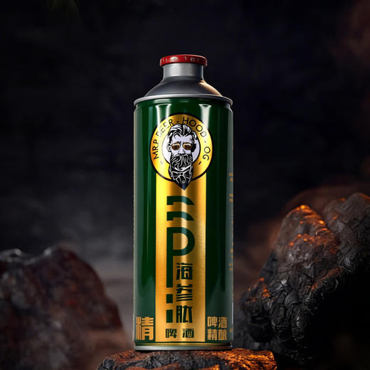 老皮海参肽啤酒-980ml *4瓶 商品图0