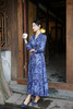【多件多折】逸红颜明月优选#沉静棉麻印花裙【莳光】职场西装领撞色连衣裙，古色古香日常款新中式，风静绽芳华 商品缩略图12