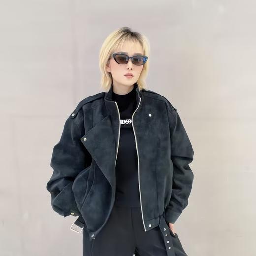 NC立领麂皮松紧摆外套51028冬季132704027001 商品图1