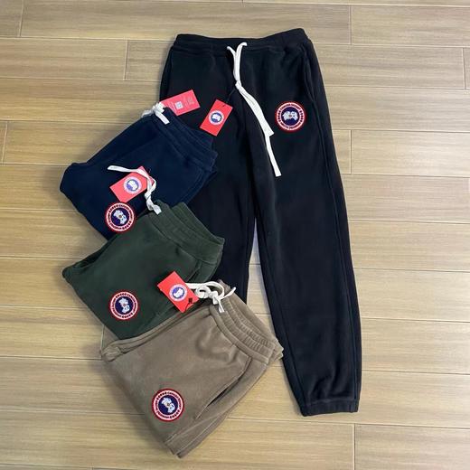 F010418奥粒绒刺绣卫裤锁腿卫裤休闲长裤 商品图0