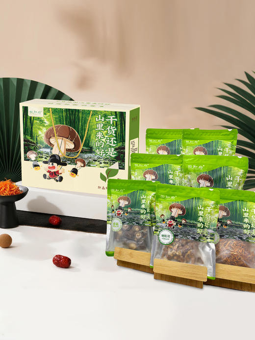 田知府 山里人家708g 6种菌菇礼盒 商品图7