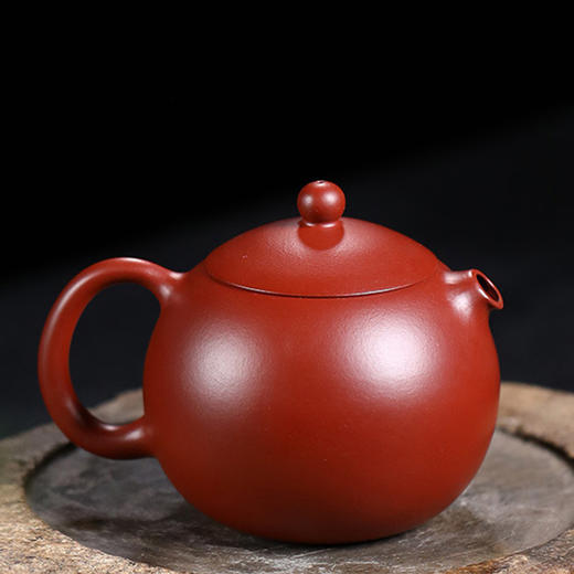 宜兴紫砂壶丨龙蛋 原矿紫泥/朱泥大红袍 泡茶壶 220CC 配礼盒证书 可泡各种茶类 商品图6