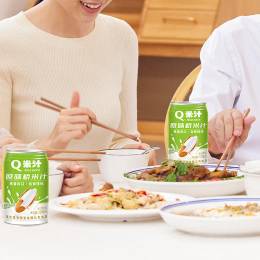国宝桥米 Q米汁 植物运动饮料 310ml*16罐/箱 商品图2