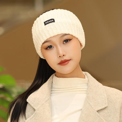 【买1送1❗️9.9任选2件🔥保暖针织发带】加厚柔软亲肤，简约时尚 百搭单品！秋冬简约外戴女包头时尚头套头箍束发护额头运动头巾 商品图4