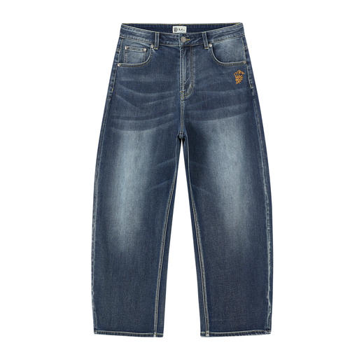 ONIARAI/鬼洗26春季新品青松复古中腰弯刀牛仔长裤男 25B4449 商品图4