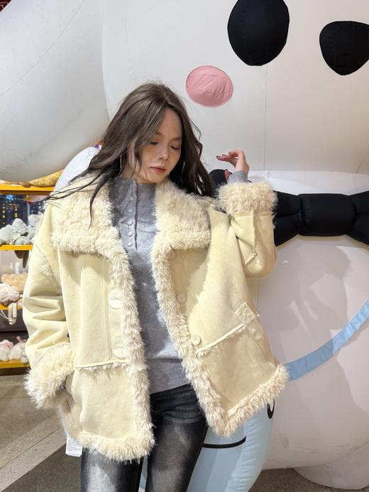 韩系千金气质毛毛外套-纪念日百货门店同款167596811 商品图1